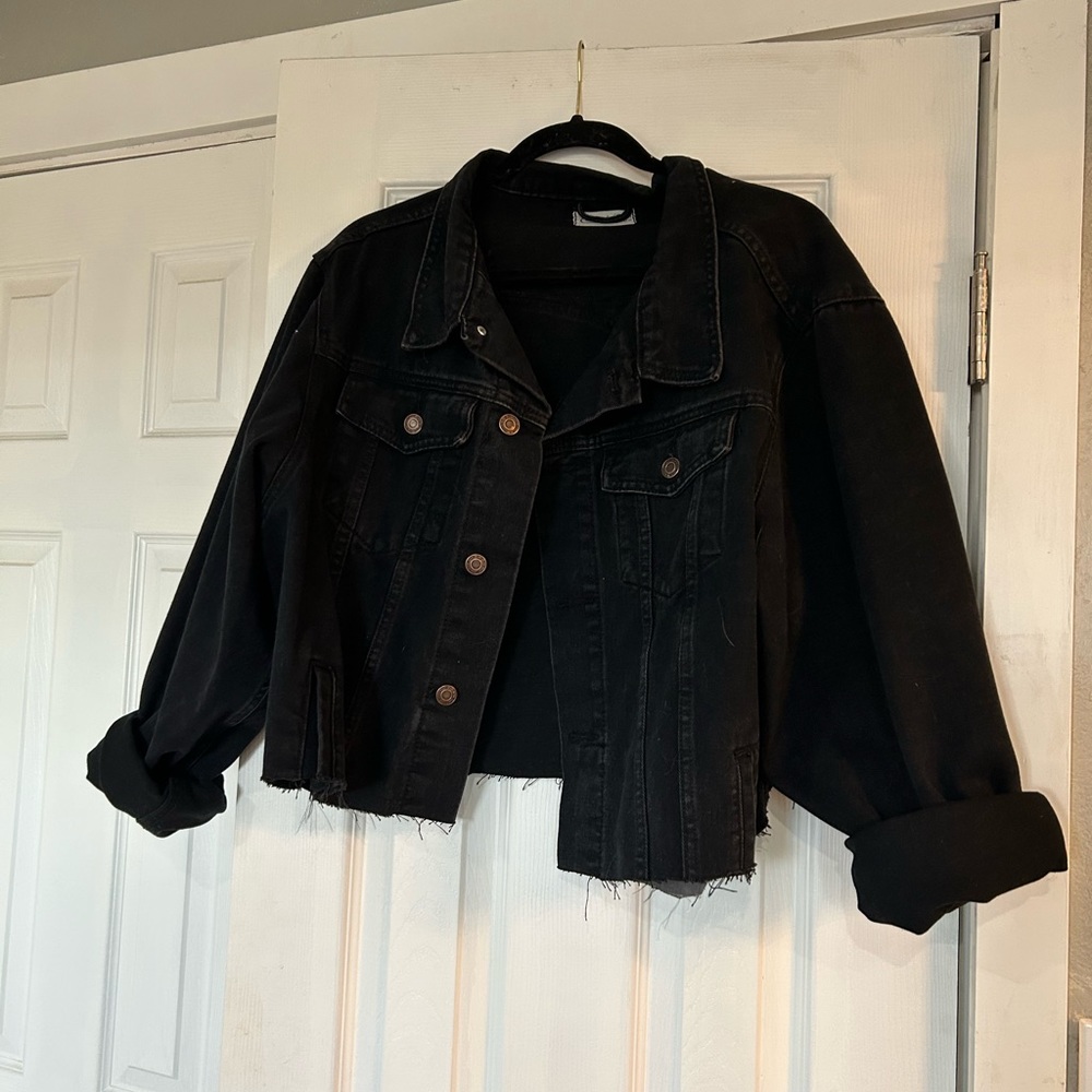 Cropped Jean Jacket